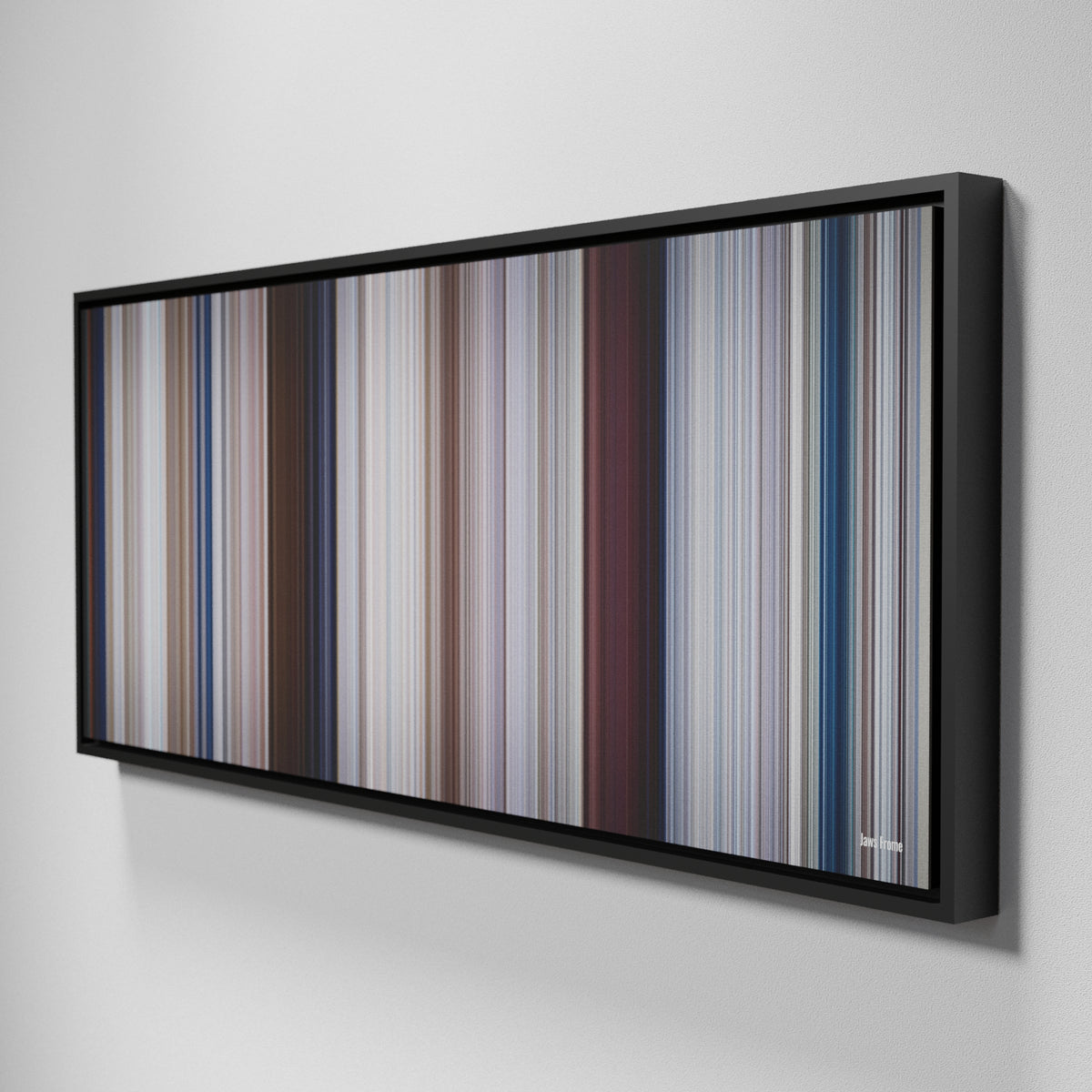 Jaws movie canvas art - framed wall print