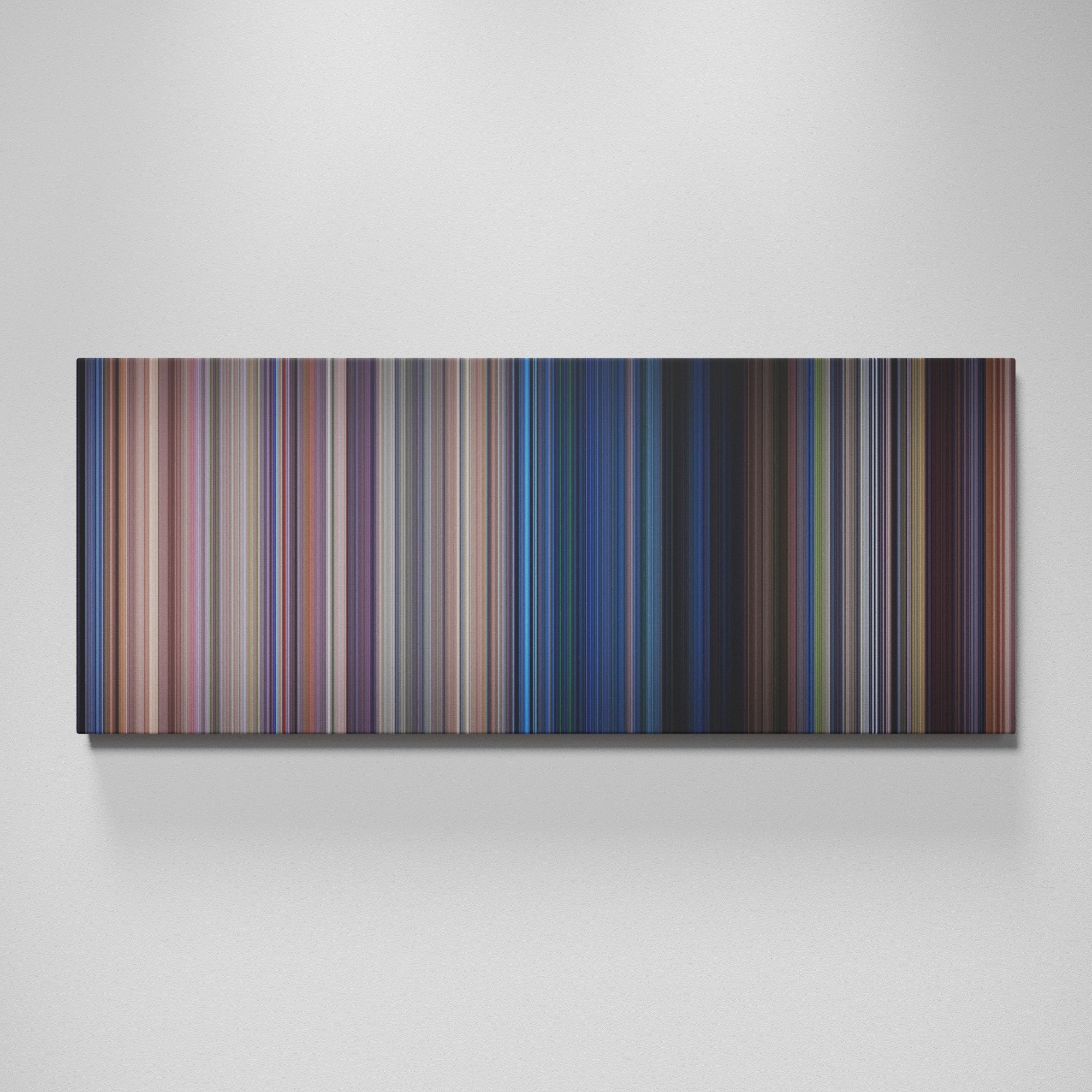 Jurassic Park movie canvas wall art - color palette print