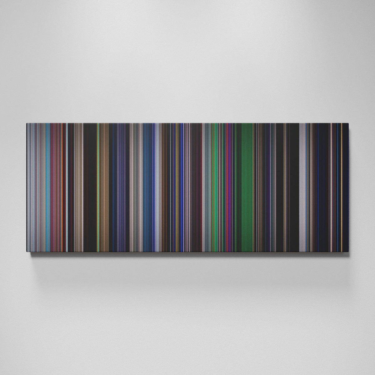 La La Land movie canvas wall art - color palette print