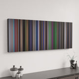 La La Land canvas art in modern interior - movie color palette