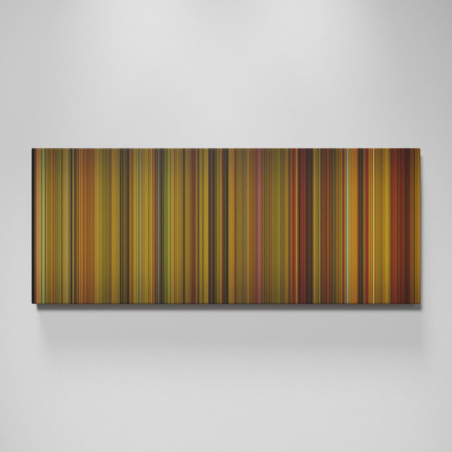 Amélie movie canvas wall art - color palette print