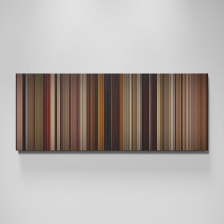 Pulp Fiction movie canvas wall art - color palette print