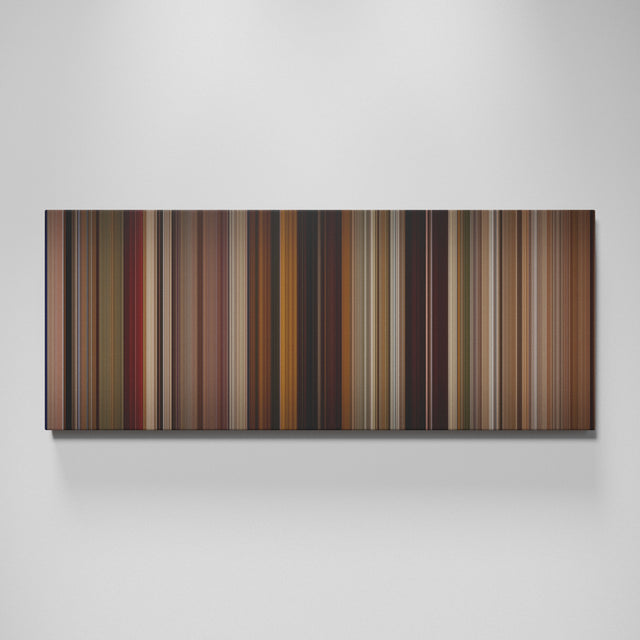 Pulp Fiction movie canvas wall art - color palette print