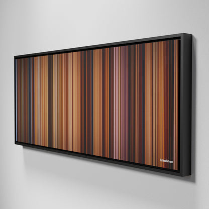 Side view of Framed Buff's of Ratatouille Frome on the wall