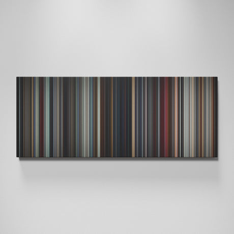 Star Wars: Episode VIII - The Last Jedi movie canvas wall art - color palette print