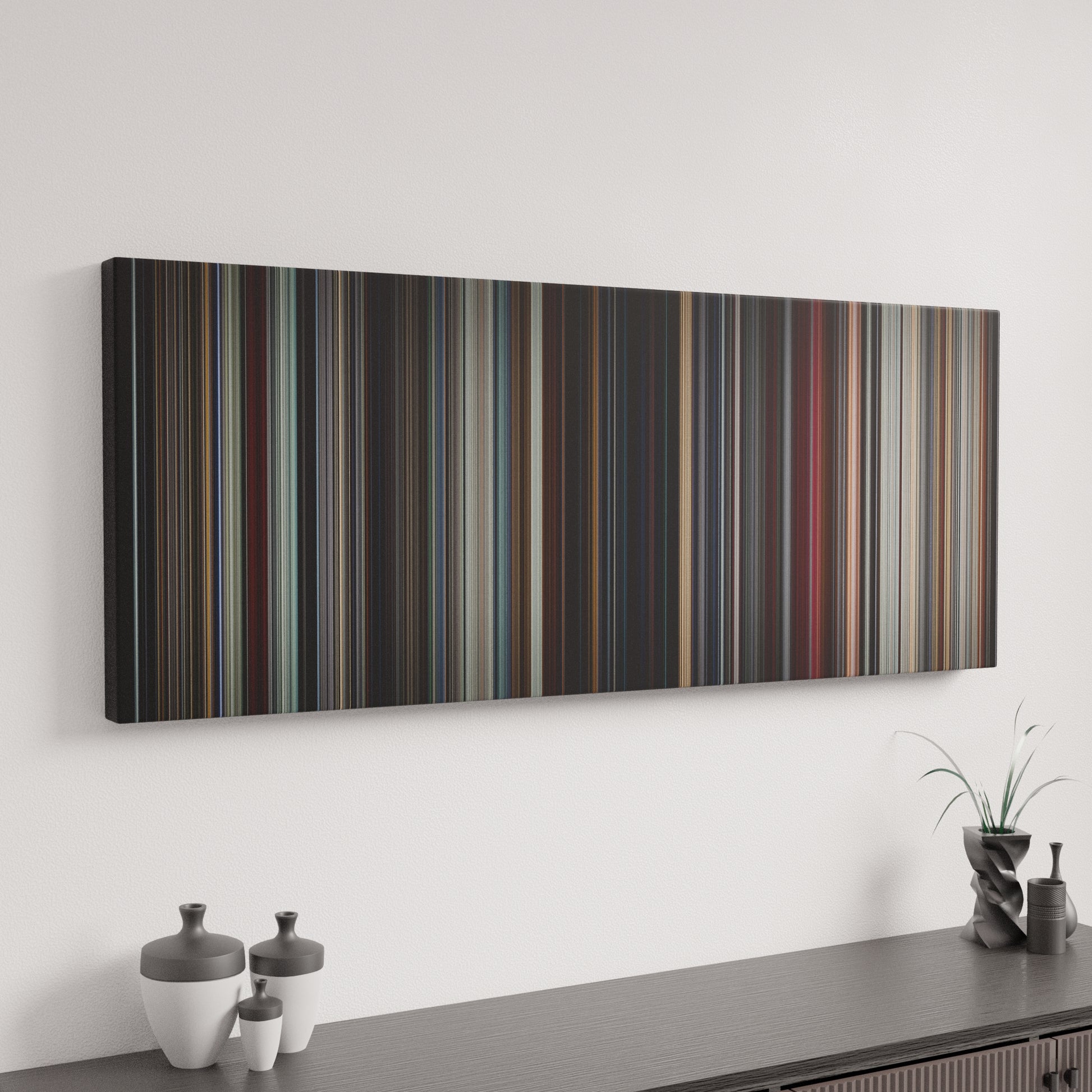 Minimal interior design with Star Wars: Episode VIII - The Last Jedi Frome on the wall