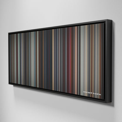 Side view of Framed Buff's of Star Wars: Episode VIII - The Last Jedi Frome on the wall