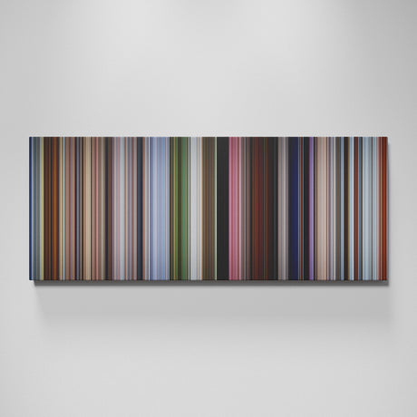 Up movie canvas wall art - color palette print
