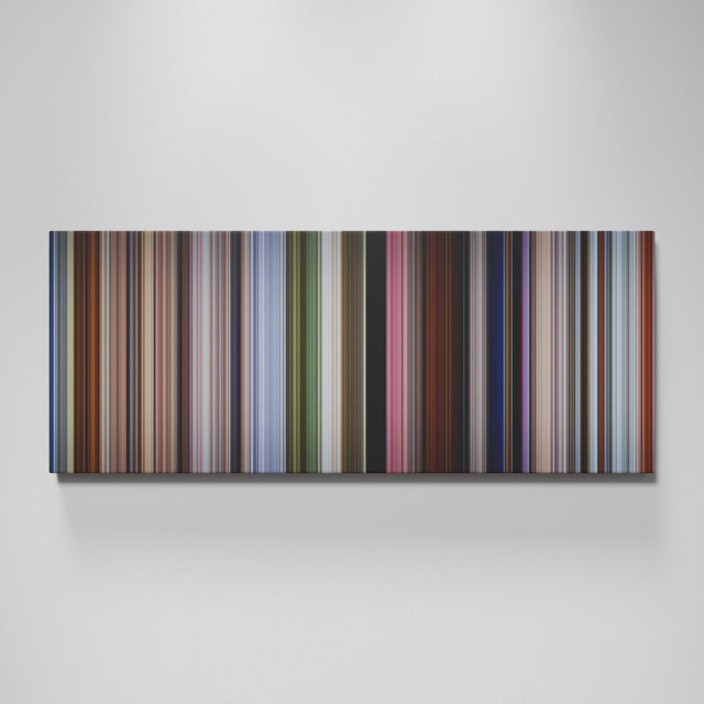 Up movie canvas wall art - color palette print
