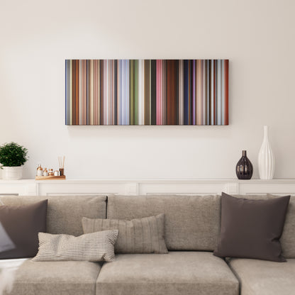 Living room interior with Up Frome on the wall