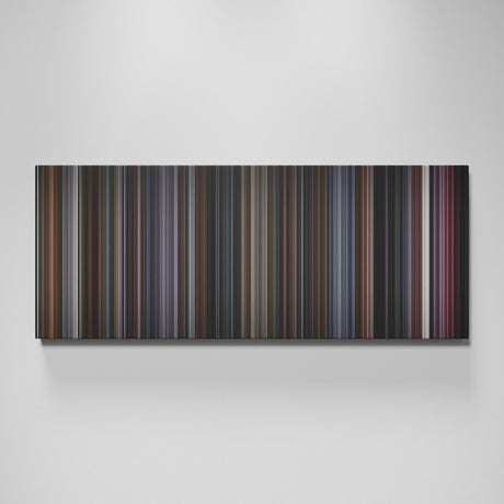 Scott Pilgrim vs the World movie canvas wall art - color palette print