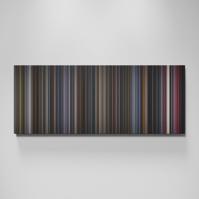 Scott Pilgrim vs the World movie canvas wall art - color palette print