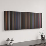Scott Pilgrim vs the World canvas art in modern interior - movie color palette