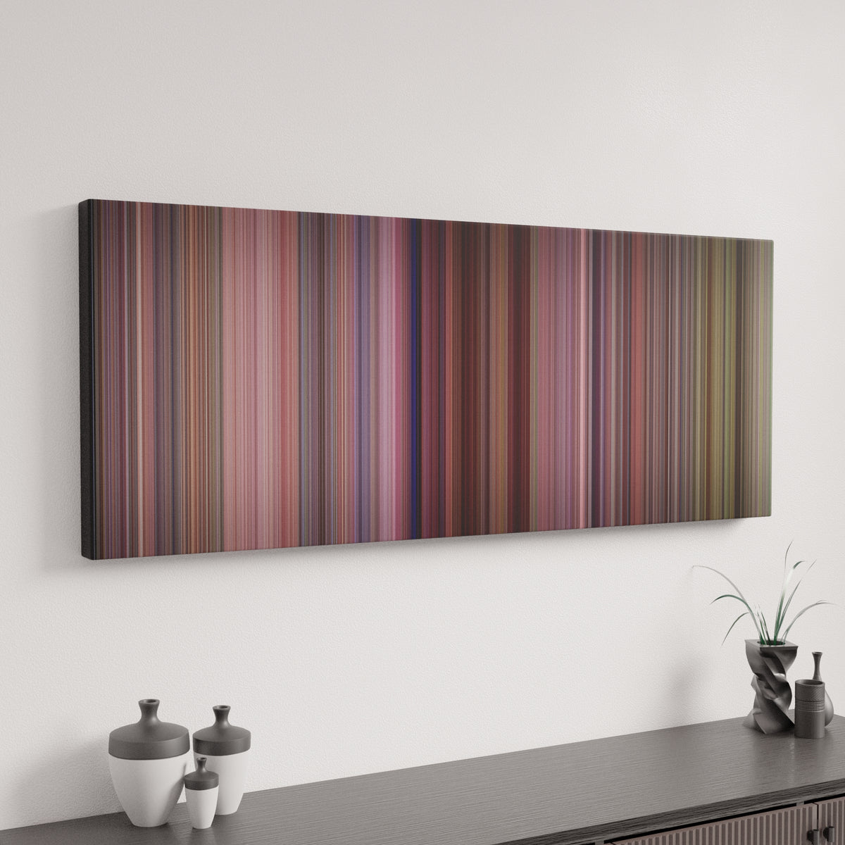 Steel Magnolias canvas art in modern interior - movie color palette