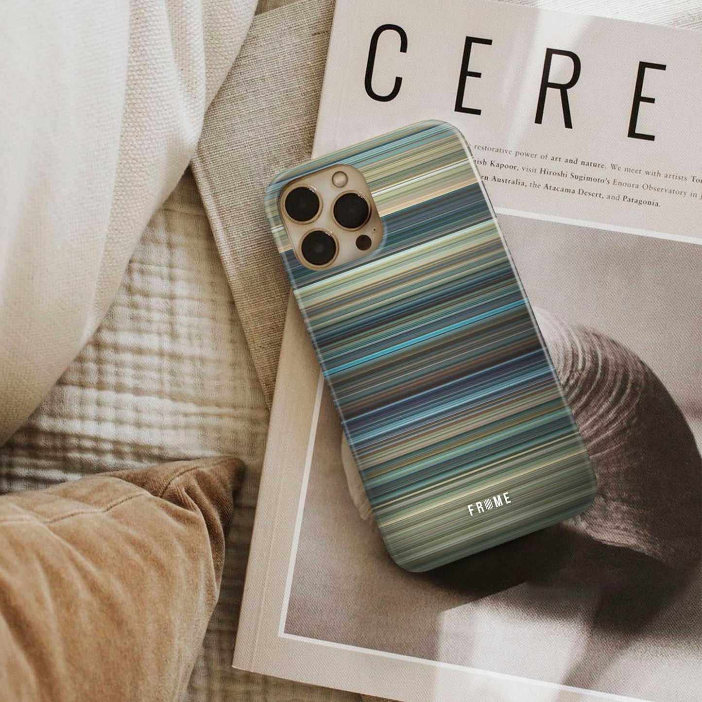 transformers Frome phone case next to interior items