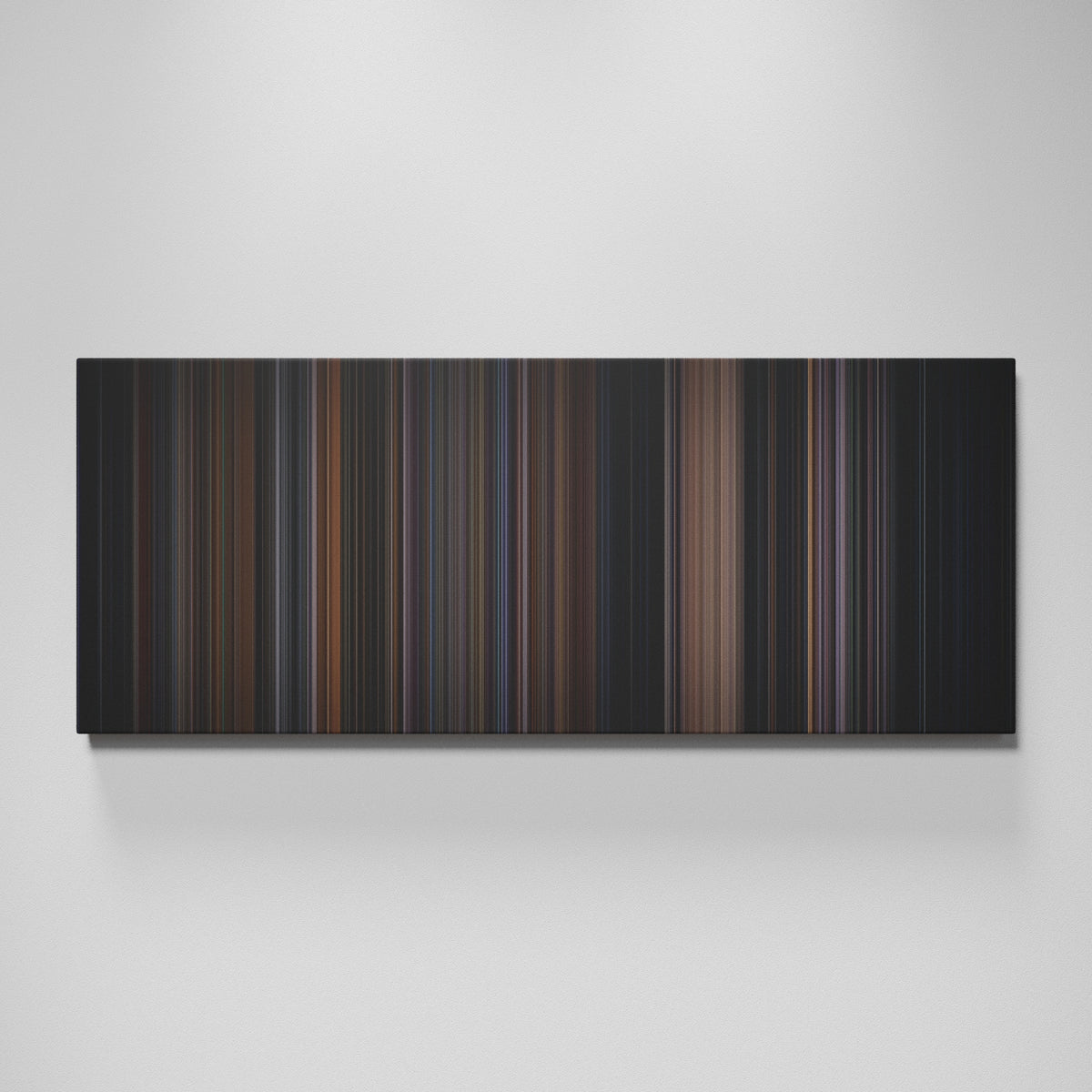 Batman movie canvas wall art - color palette print