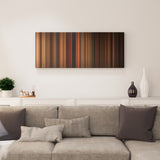 Gone with the Wind canvas print in living room - film wall decor