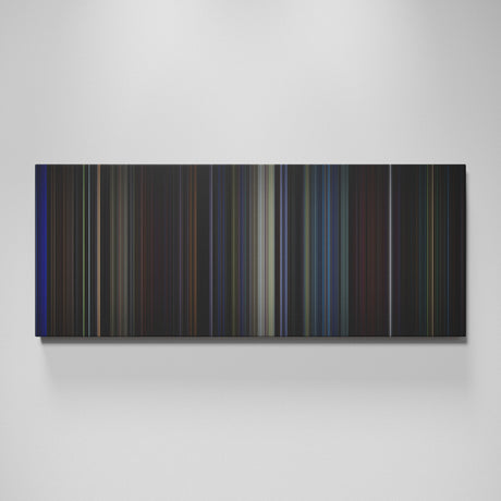 Star Trek: First Contact movie canvas wall art - color palette print