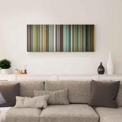 Living room interior with The Place Beyond the Pines Frome on the wall