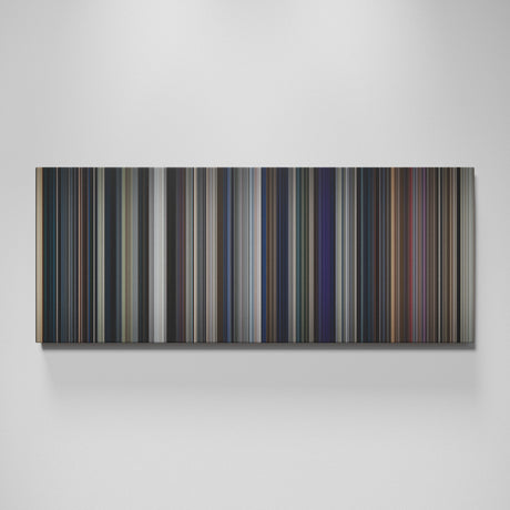 Avengers: Endgame movie canvas wall art - color palette print