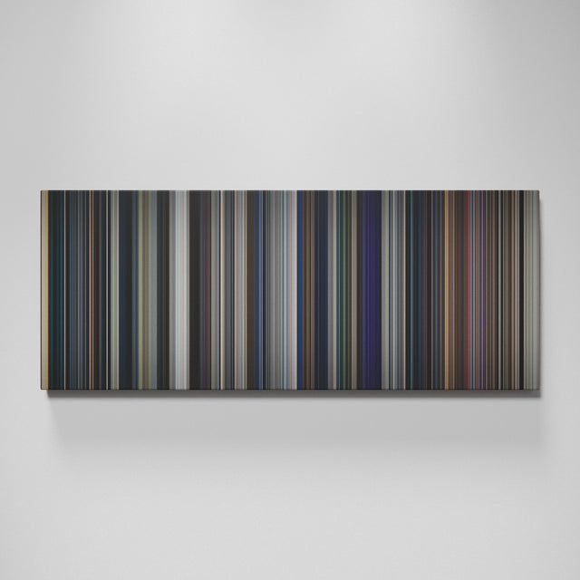 Avengers: Endgame movie canvas wall art - color palette print