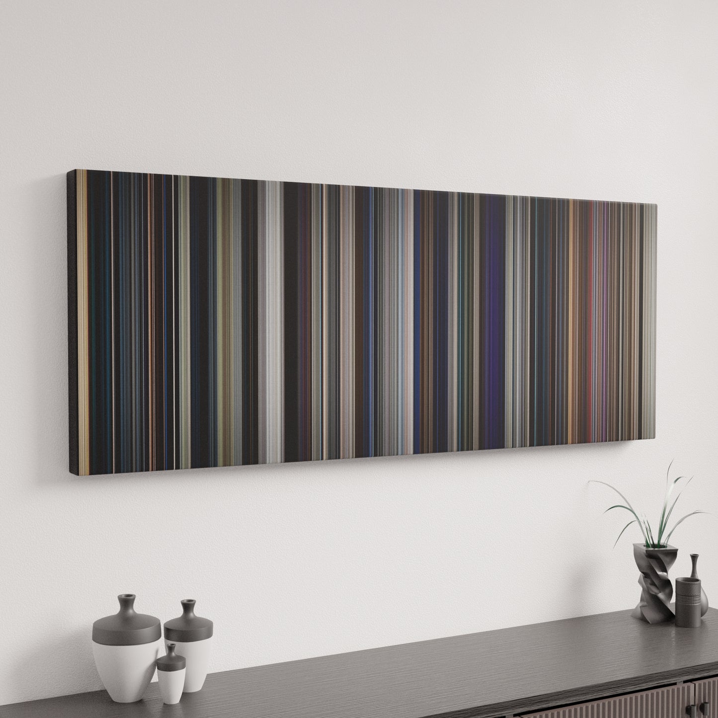 Minimal interior design with Avengers: Endgame Frome on the wall