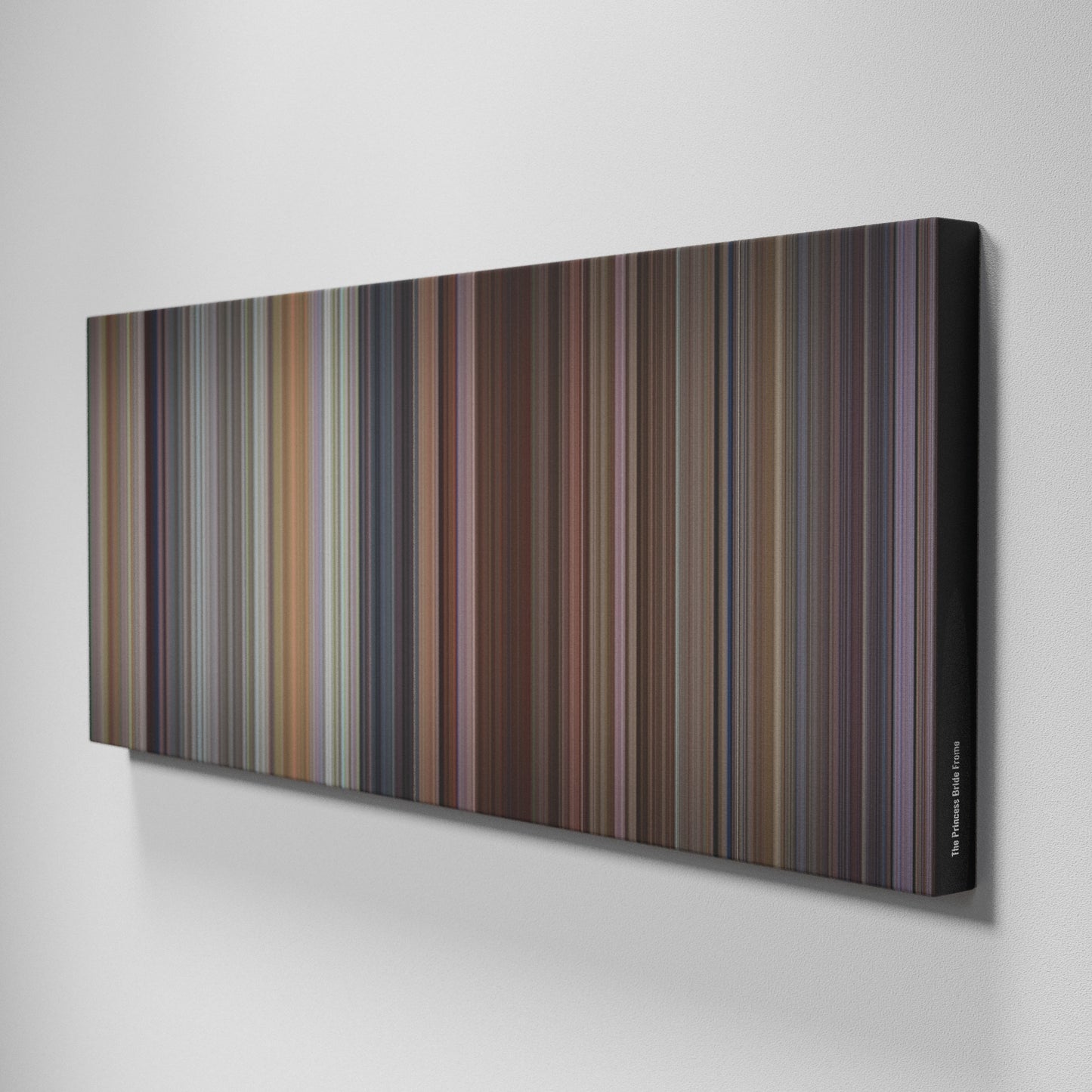 Side view of Buff's of The Princess Bride Frome on the wall