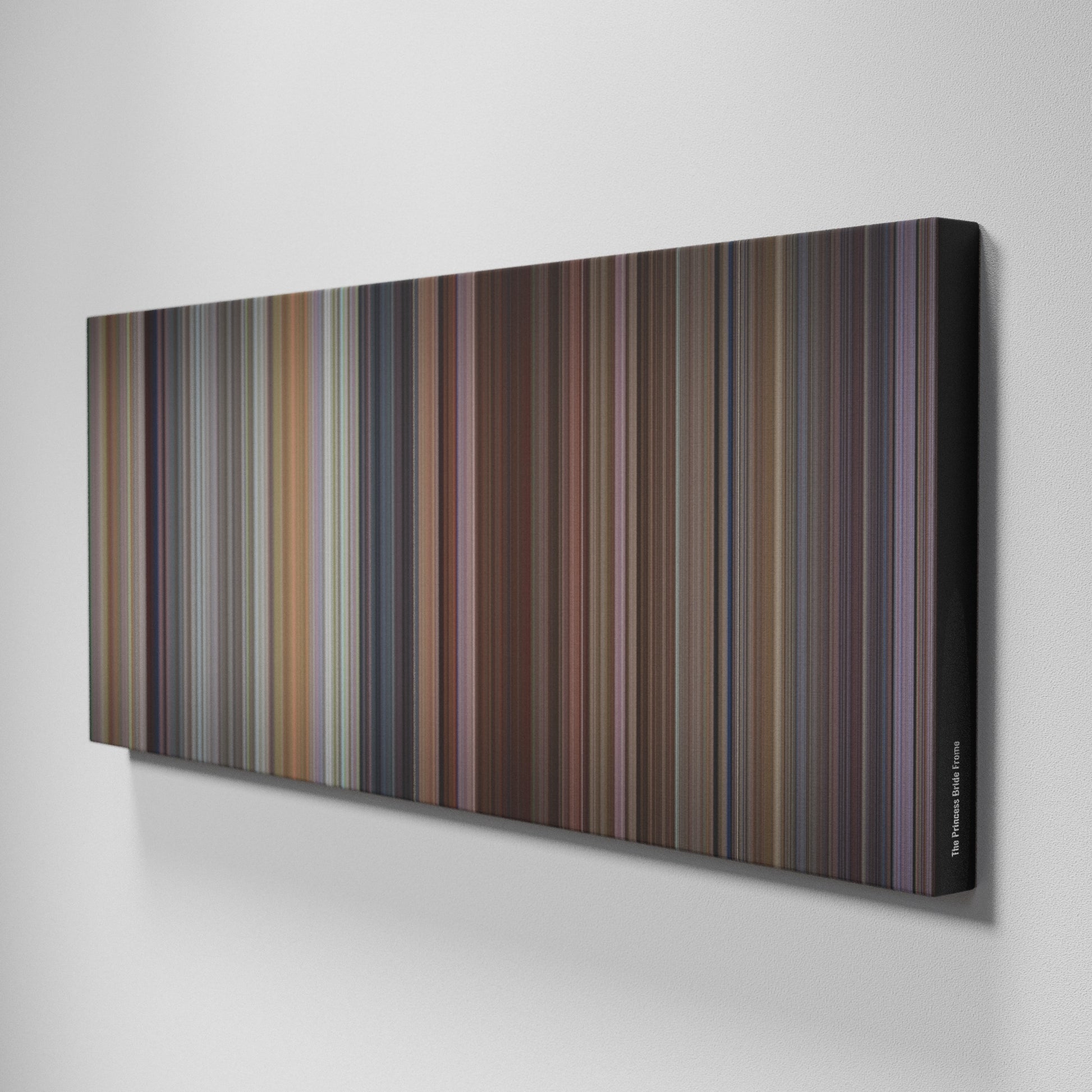 Side view of Buff's of The Princess Bride Frome on the wall