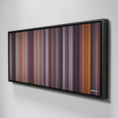 Side view of Framed Buff's of Backdraft Frome on the wall