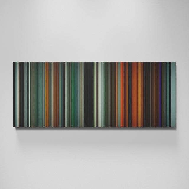 Blade Runner 2049 movie canvas wall art - color palette print