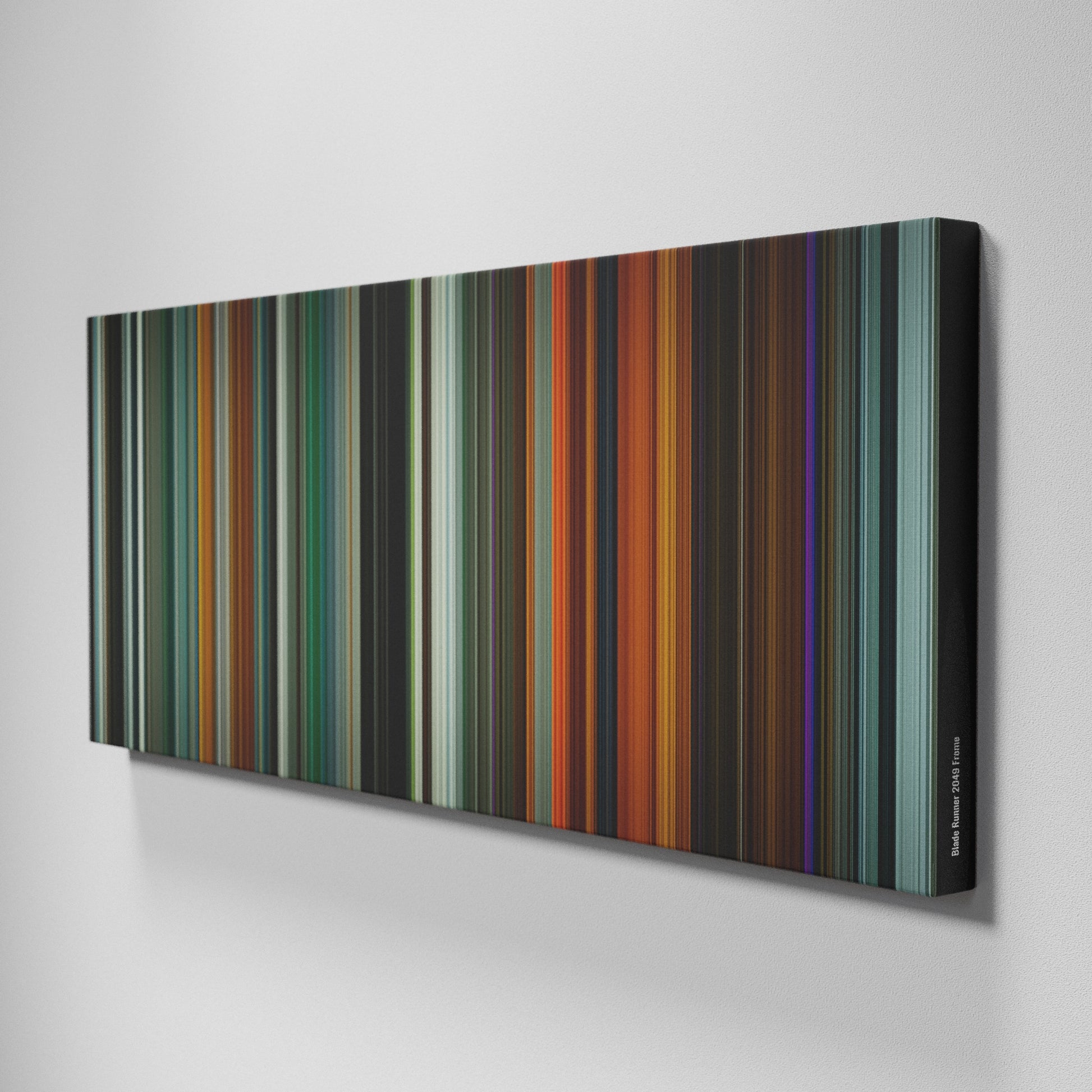 Side view of Buff's of Blade Runner 2049 Frome on the wall