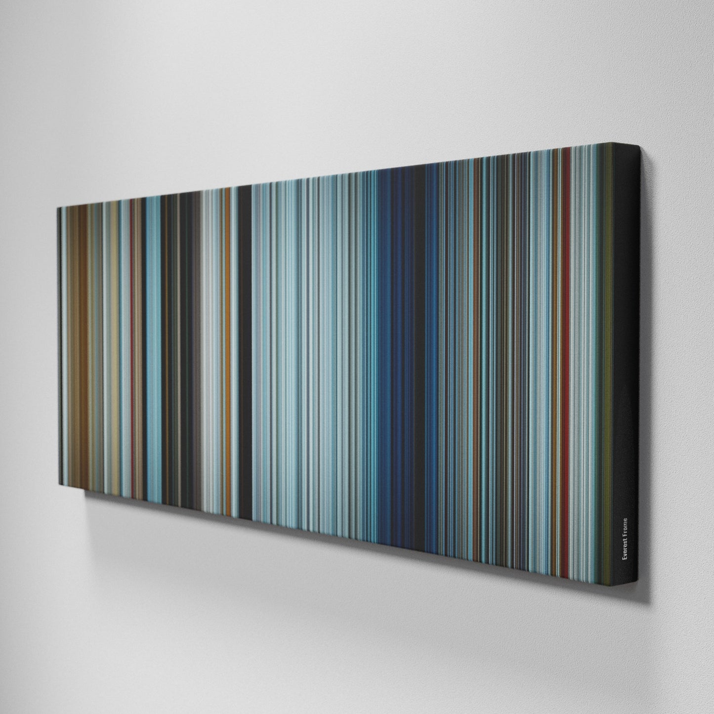 Side view of Buff's of Everest Frome on the wall