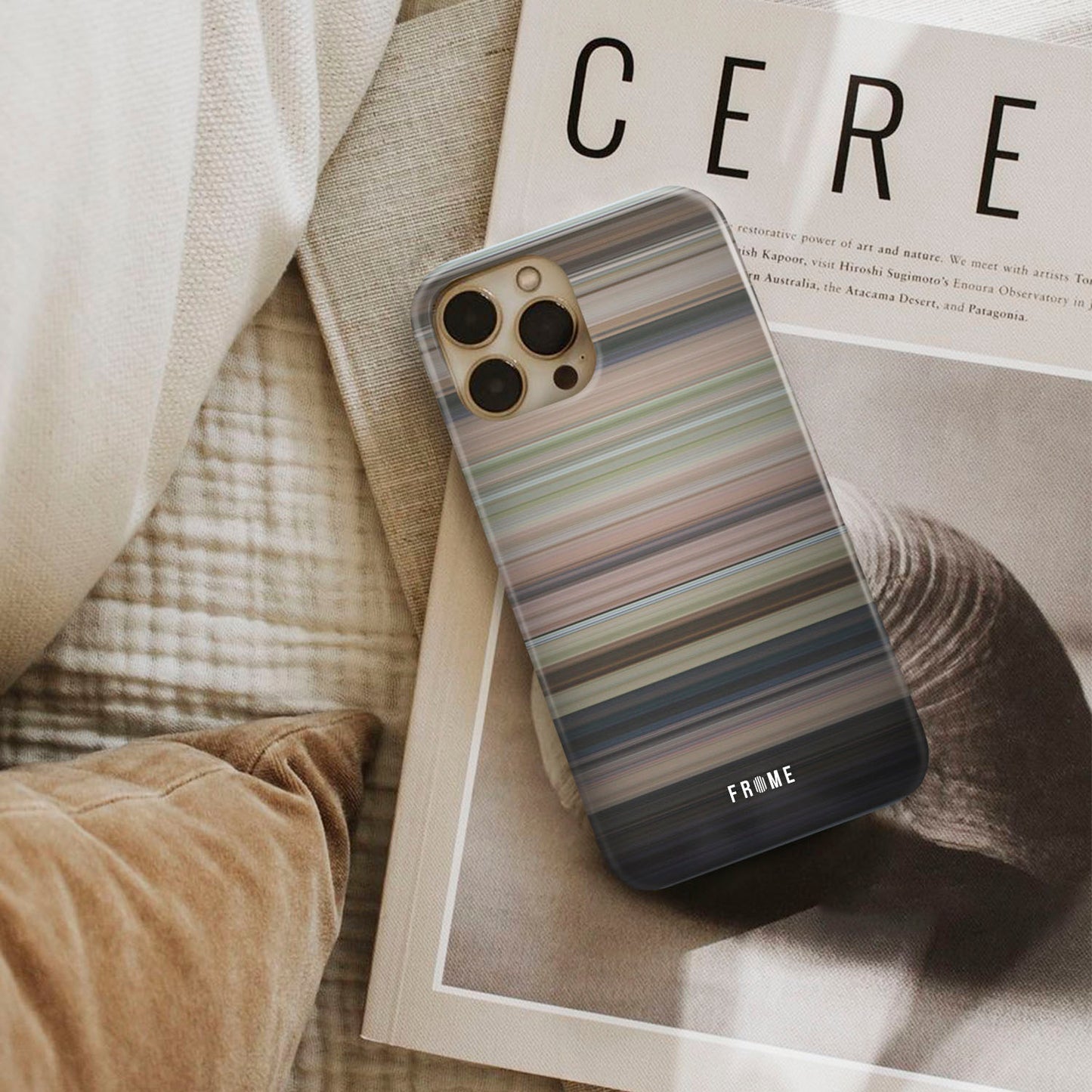 the sound of music Frome phone case next to interior items