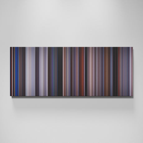 12 Monkeys movie canvas wall art - color palette print