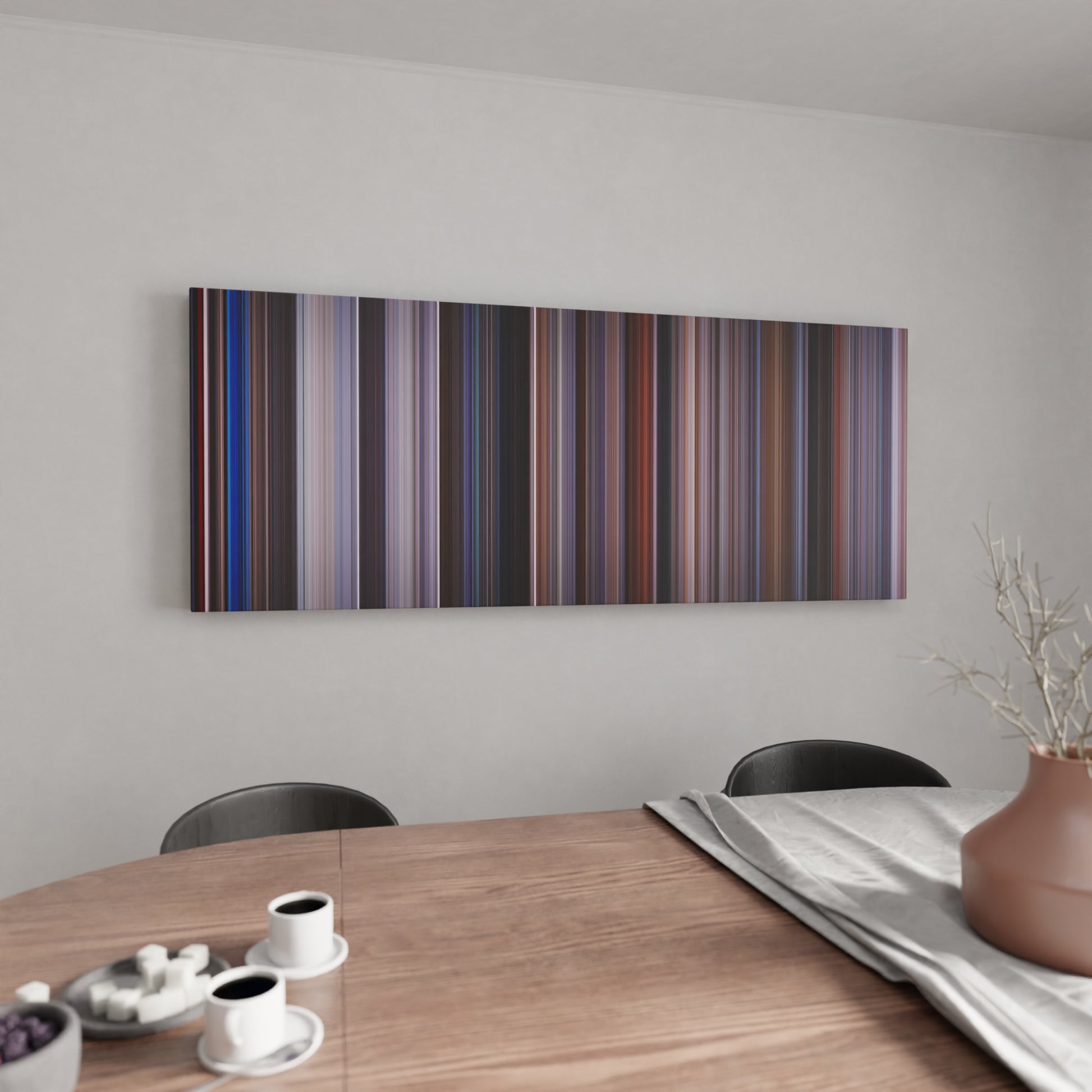 Kitchen with 12 Monkeys Frome on the wall