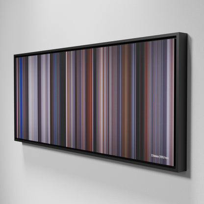 Side view of Framed Buff's of 12 Monkeys Frome on the wall