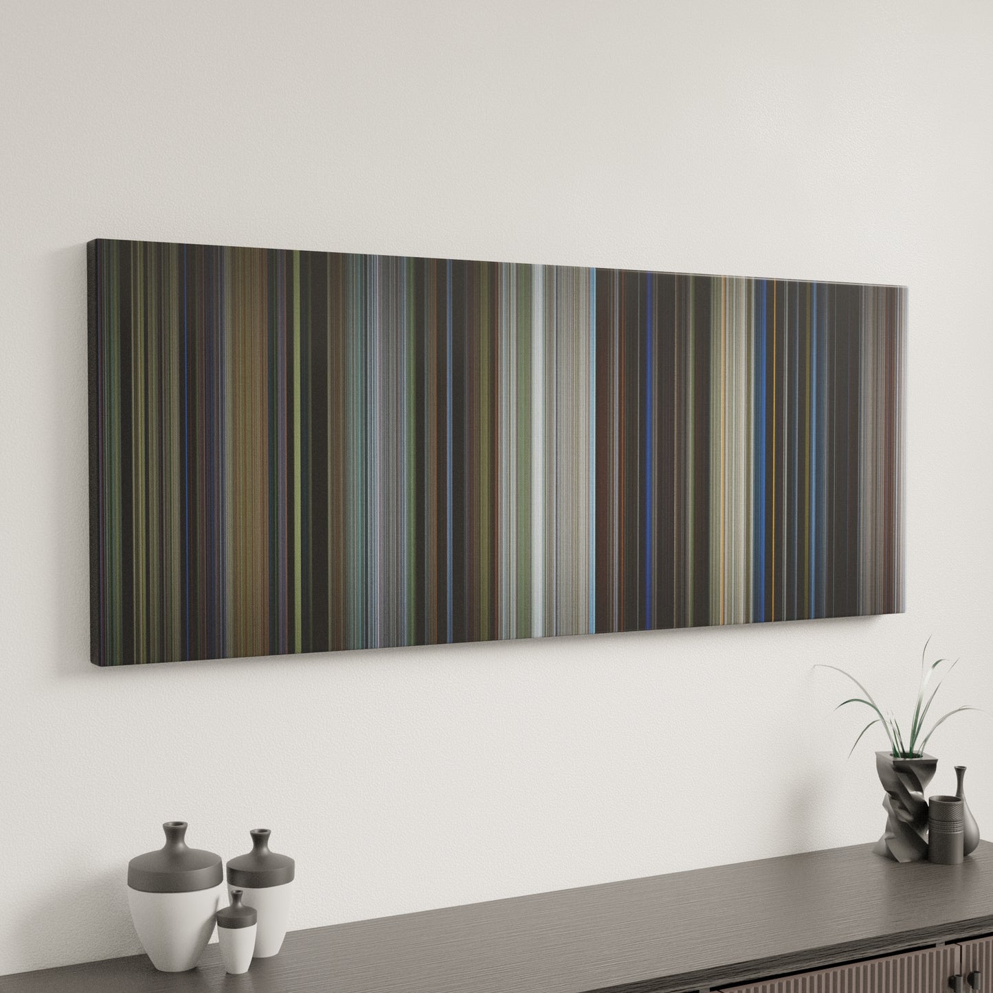 Minimal interior design with Braveheart Frome on the wall