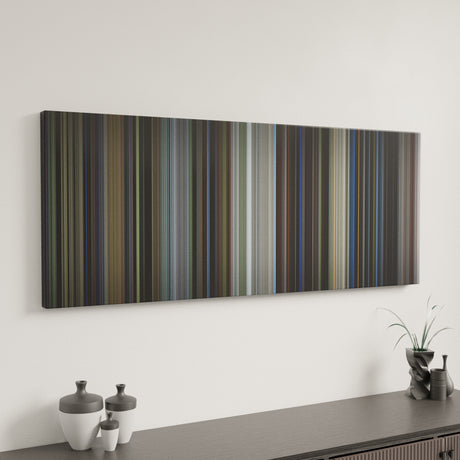 Braveheart canvas art in modern interior - movie color palette