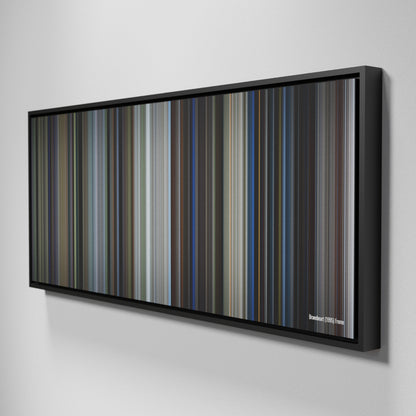 Side view of Framed Buff's of Braveheart Frome on the wall