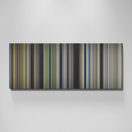 Forrest Gump movie canvas wall art - color palette print