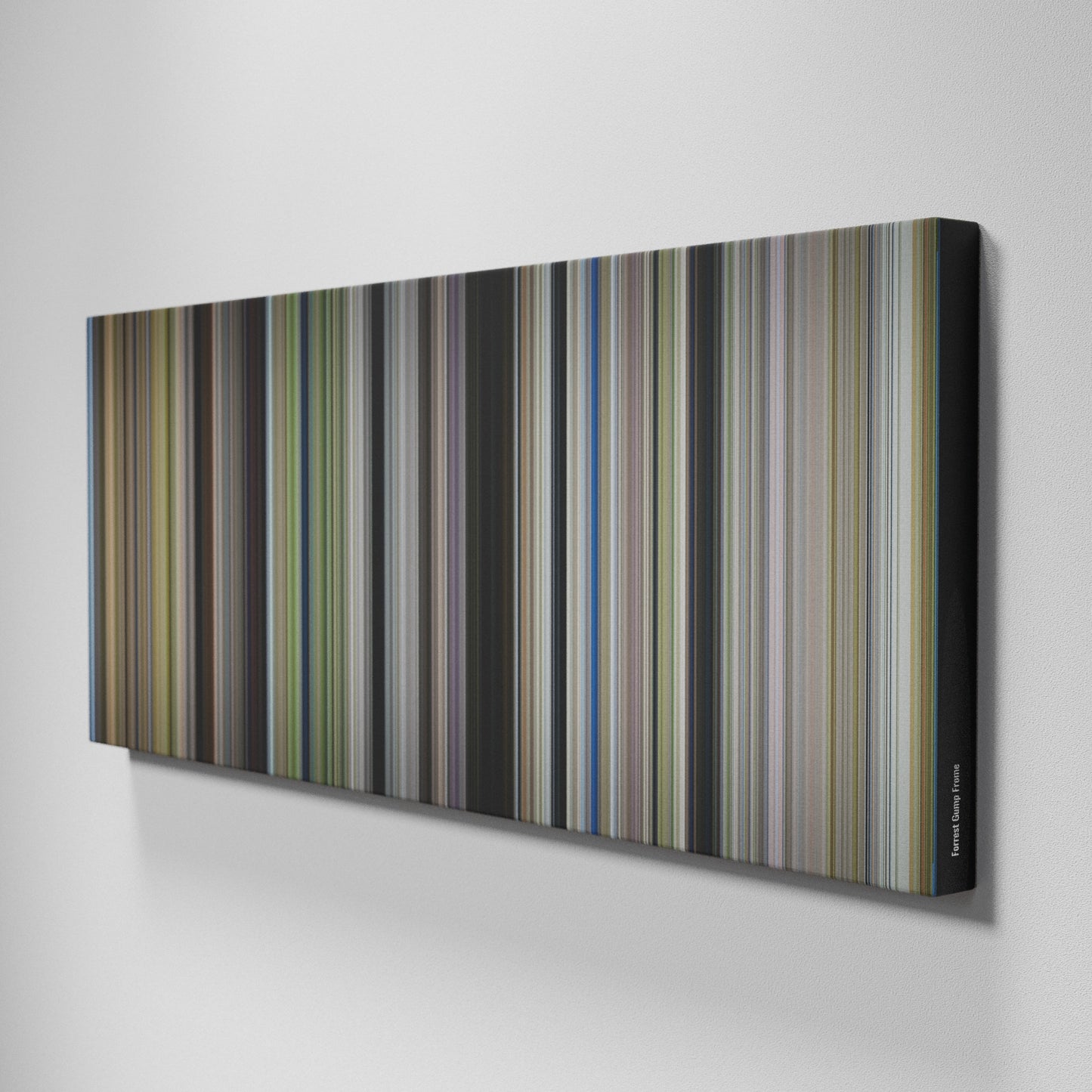 Side view of Buff's of Forrest Gump Frome on the wall