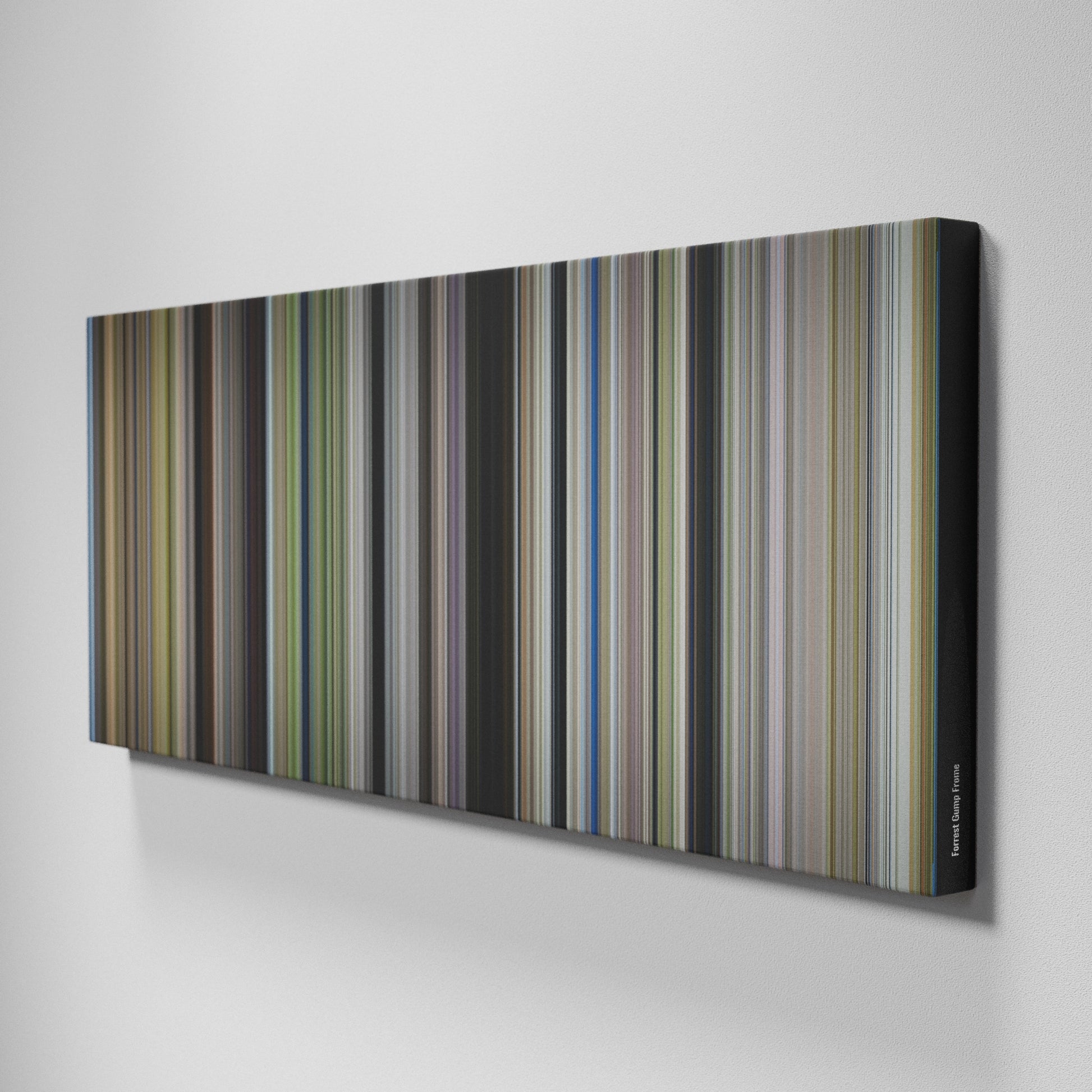 Side view of Buff's of Forrest Gump Frome on the wall