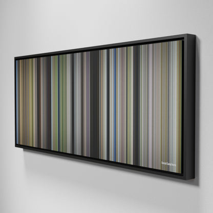 Side view of Framed Buff's of Forrest Gump Frome on the wall