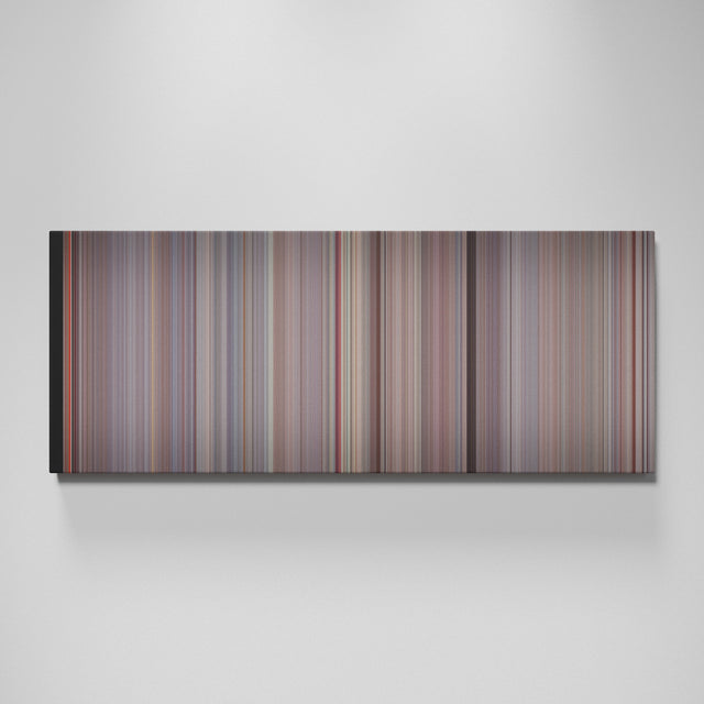 The Breakfast Club movie canvas wall art - color palette print