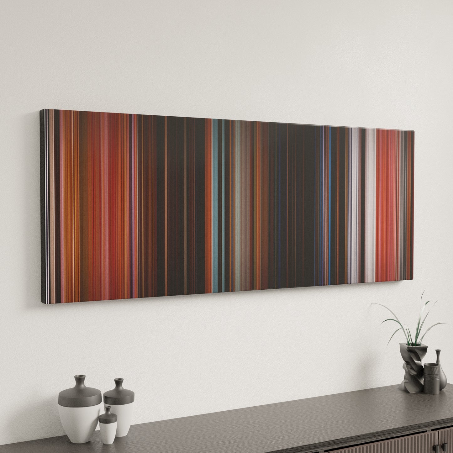 Minimal interior design with The Grand Budapest Hotel Frome on the wall