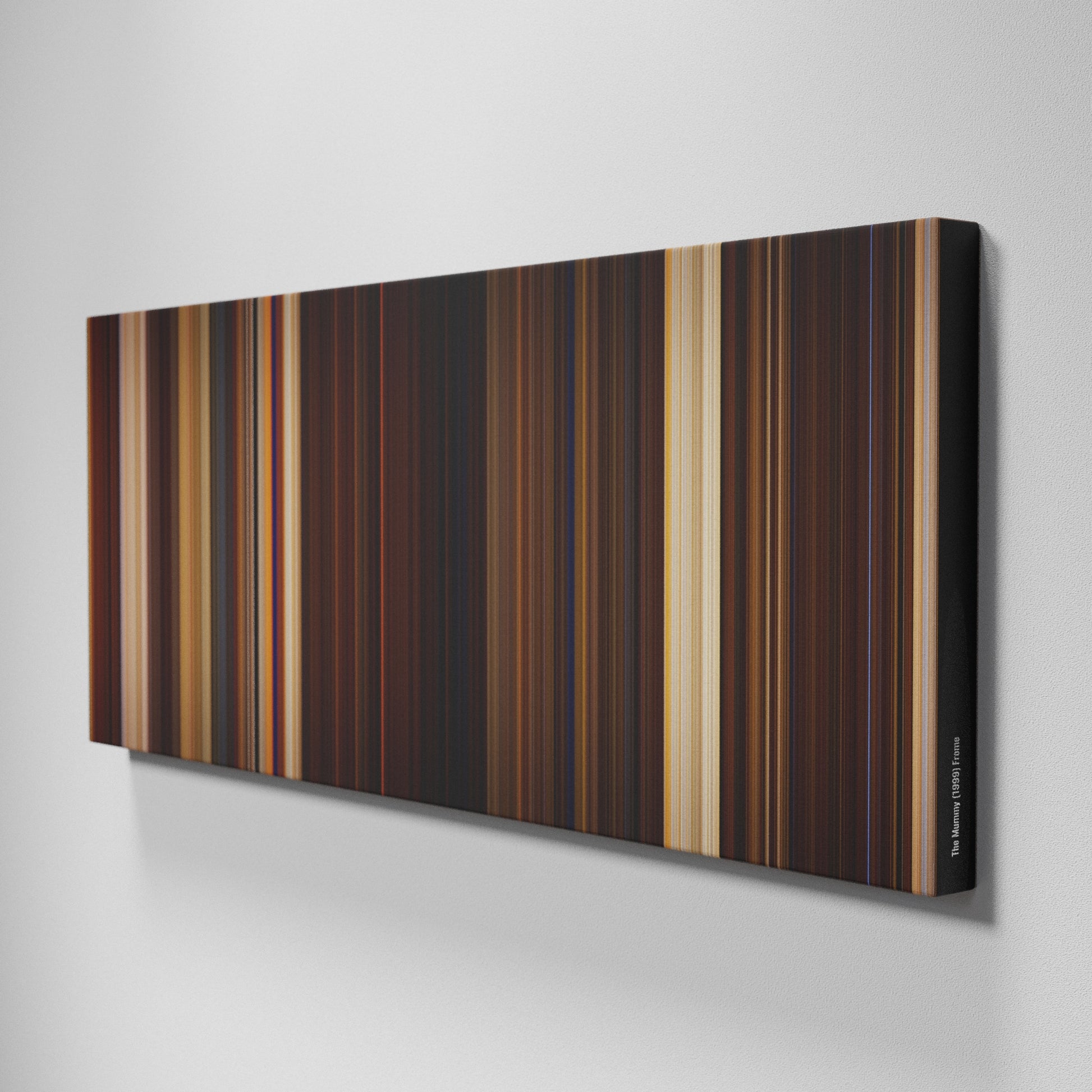 Side view of Buff's of The Mummy Frome on the wall