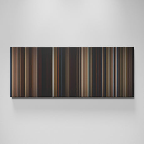Tombstone movie canvas wall art - color palette print
