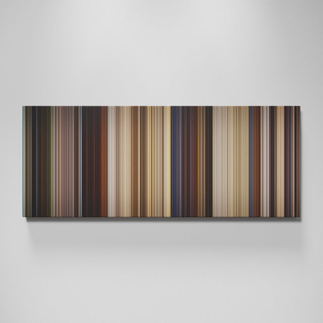 Raiders of the Lost Ark movie canvas wall art - color palette print