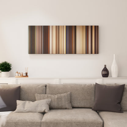 Living room interior with Raiders of the Lost Ark Frome on the wall