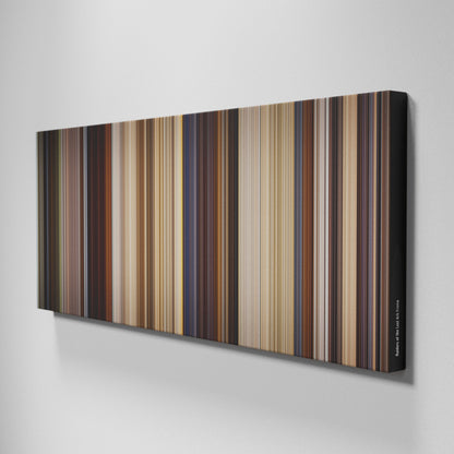 Side view of Buff's of Raiders of the Lost Ark Frome on the wall